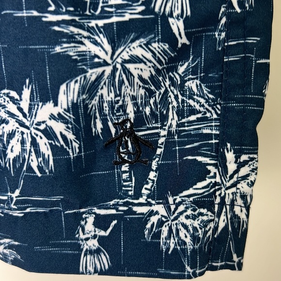 An Original Penguin Tropical Prints Swim Trunks Size 33 - Picture 3 of 7